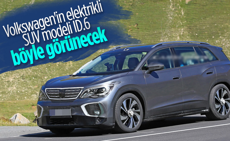 Volkswagen'in elektrikli SUV modeli ID.6 kameralara yakalandı