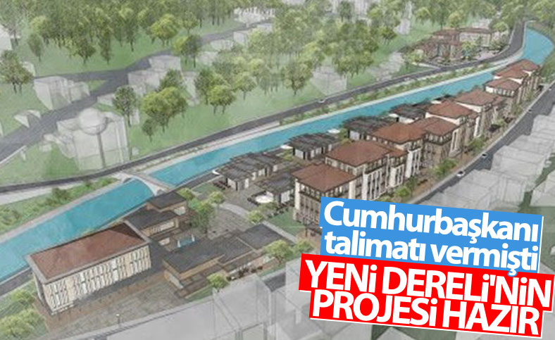 Dereli'de yapılacak konutların fotoğrafları paylaşıldı