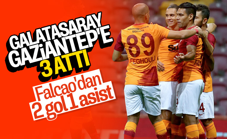 Galatasaray, Gaziantep'i 3 golle mağlup etti