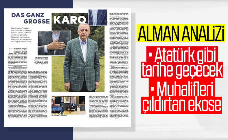 Cumhurbaşkanı Erdoğan'ın ekose ceketleri Almanya'nın gündeminde