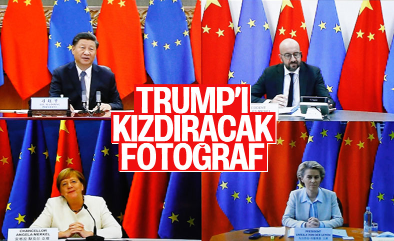 Çin Devlet Başkanı Xi Jinping, AB liderleri ile görüştü