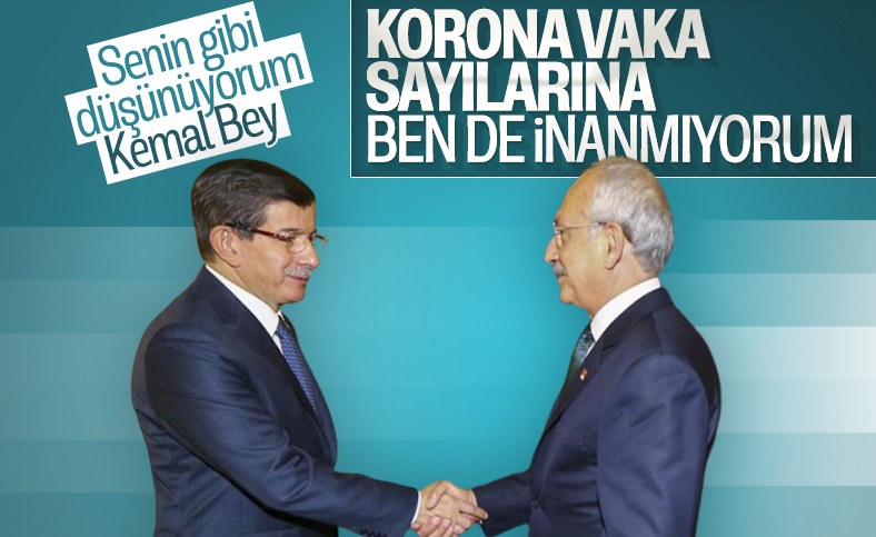 Ahmet Davutoğlu: Korona vaka sayıları düzmece