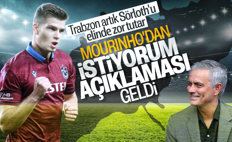 Mourinho, Alexander Sörloth'la ilgilendiklerini doğruladı