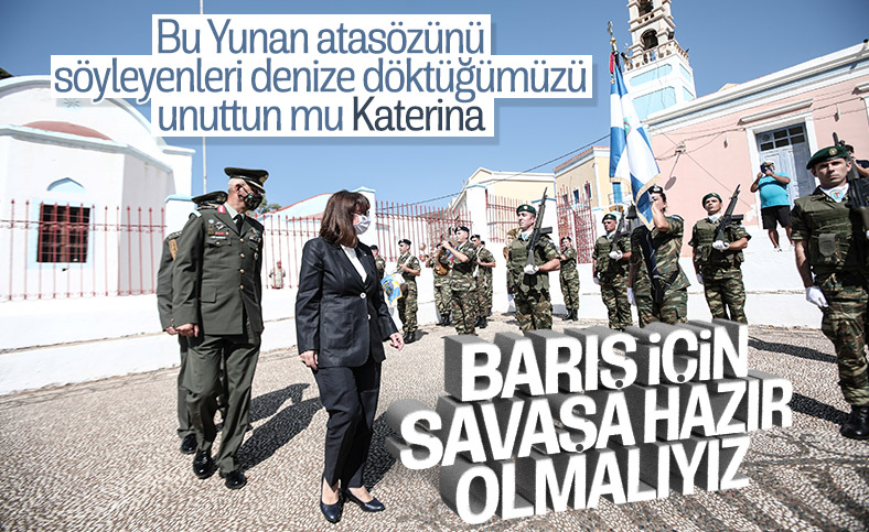 Yunanistan Cumhurbaşkanı: Barış istiyorsanız savaşa hazırlıklı olmalısınız
