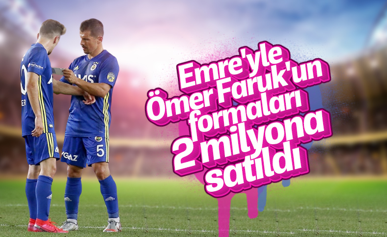 Emre Belözoğlu ve Ömer Faruk'un formaları 2 milyona satıldı