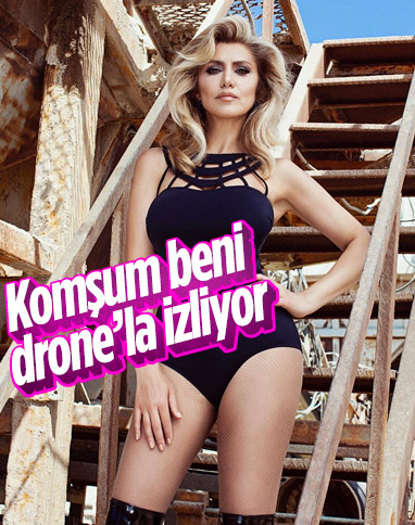 Komşusu drone'la Zeynep Mansur'u izledi