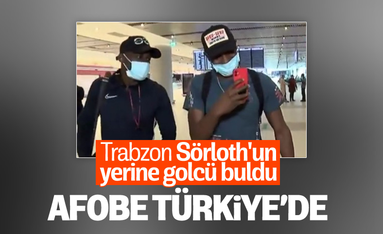 Trabzonspor'un yeni transferi Benik Afobe İstanbul'a geldi