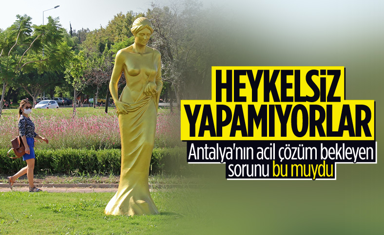 Antalya Altın Portakal Film Festivali için 57 Venüs heykeli dikildi
