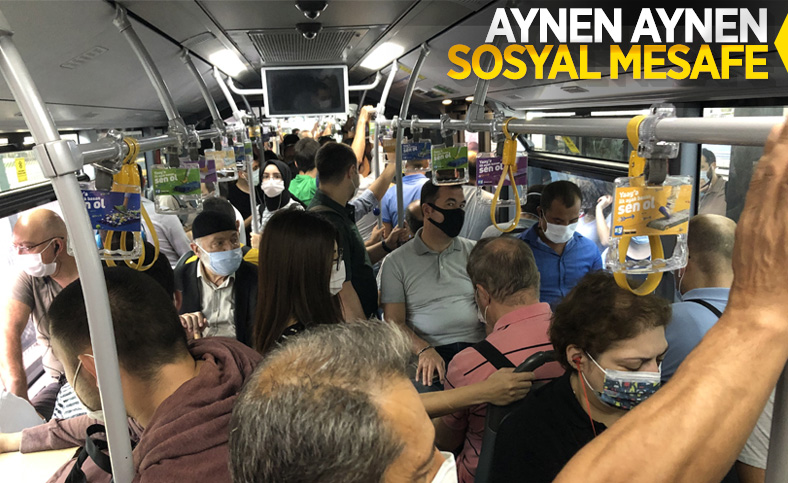 İstanbul'da toplu ulaşımda yoğunluk