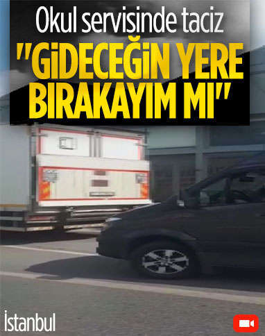 Beyoğlu'nda servis şoföründen yürüyen kadına sözlü taciz