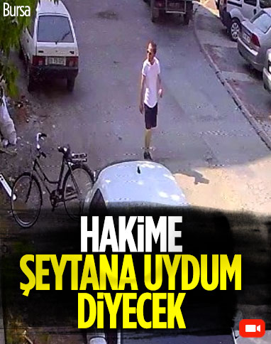 Bursa'da yolda yürürken gördüğü bisikleti çaldı