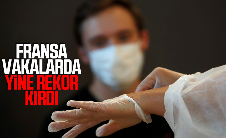 Fransa'da yeni günlük vaka rekoru