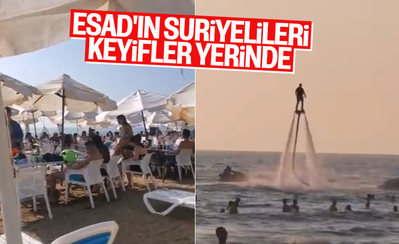 Savaştan uzak Suriye şehirlerinde keyifler yerinde