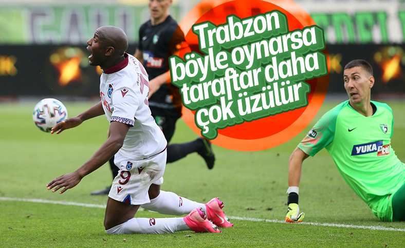 Trabzonspor'dan Denizlispor deplasmanında golsüz beraberlik