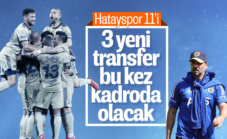 Erol Bulut'un Hatayspor maçında sahaya süreceği 11