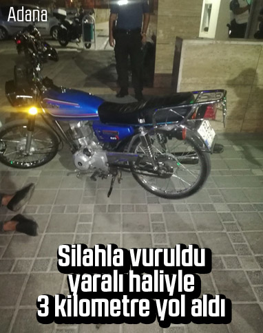 Adana'da silahla vurulan kişi, yaralı halde karakola sığındı