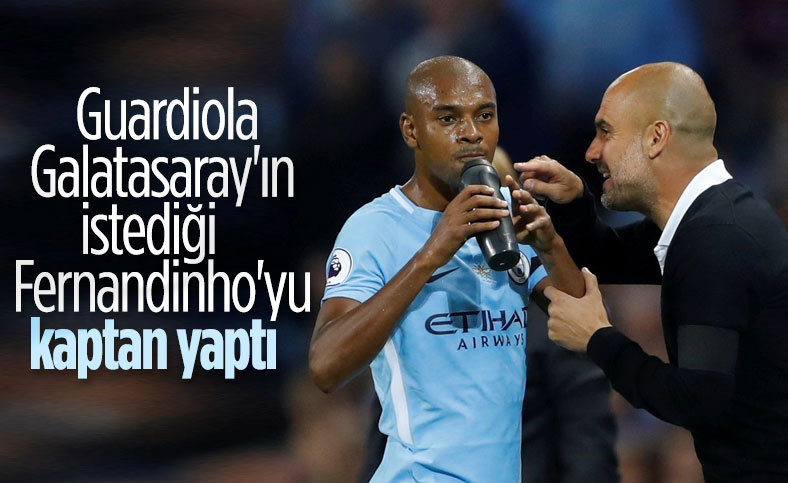Manchester City'nin yeni kaptanı Fernandinho