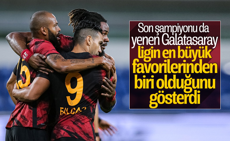 Galatasaray son şampiyon Başakşehir'i devirdi