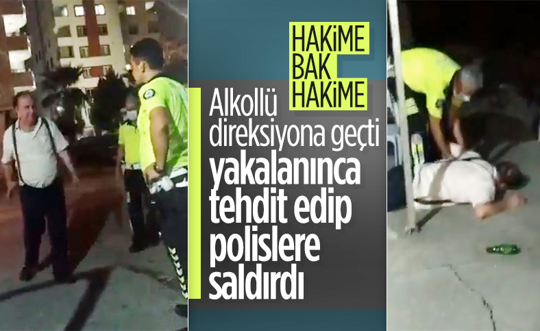 Adana'da alkollü yakalanan hakim Hayrettin Yavuz polislere saldırıp küfretti