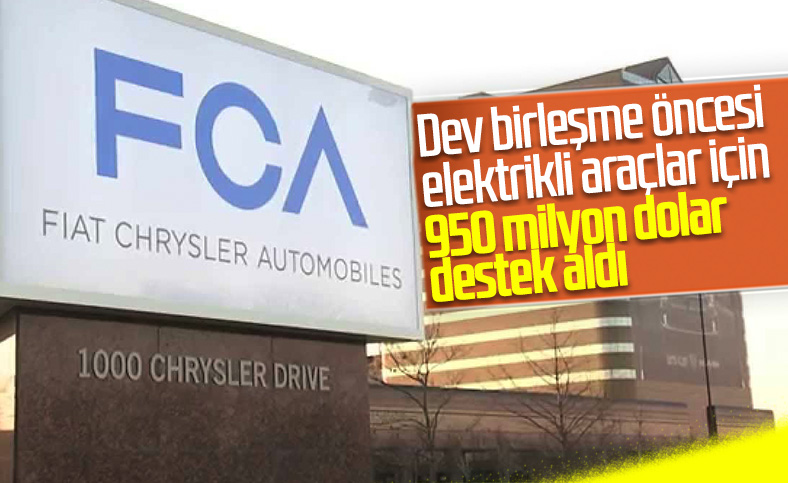 FCA, 950 milyon dolarlık finansman desteği aldı