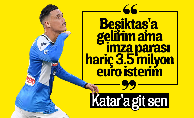 Jose Callejon'un istekleri Beşiktaş yönetimini zora soktu