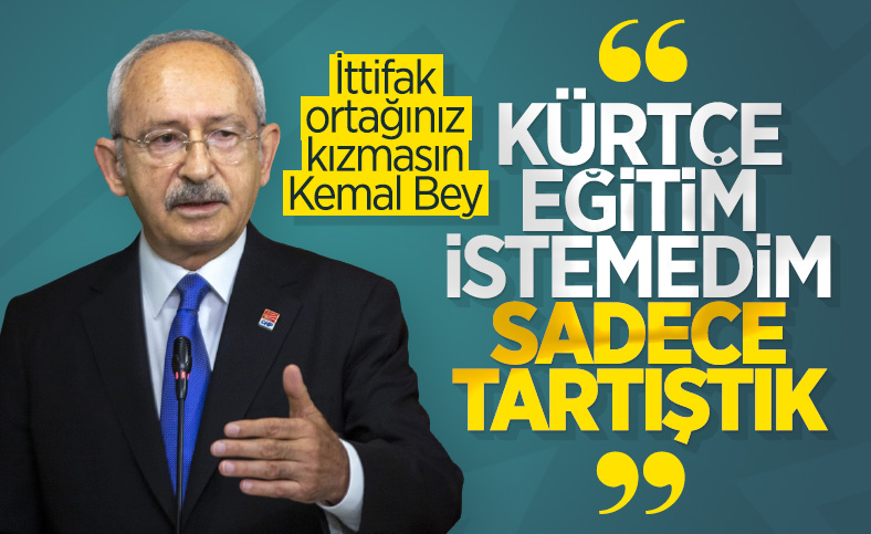 Kemal Kılıçdaroğlu'ndan anadilde eğitim yalanlaması