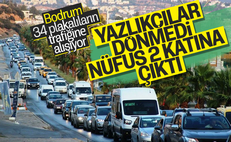 Bodrum’a giden dönmedi, nüfus 400 bine çıktı