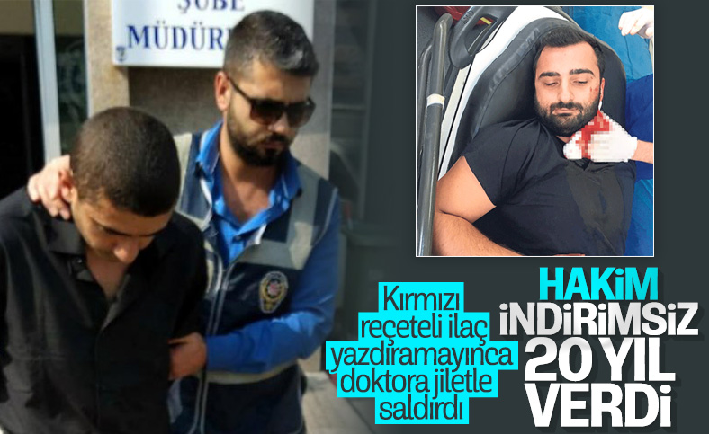 İzmir'de asistan doktor Kadir Songür'ü yaralayan sanığa 20 yıl hapis