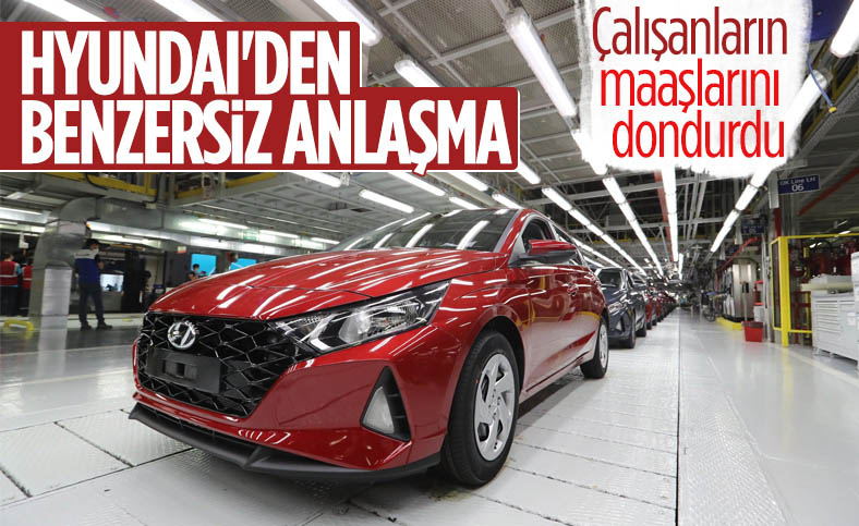 Hyundai, işçi sendikalarıyla yaptığı anlaşma sonucunda Güney Kore'deki çalışan maaşlarını donduracak