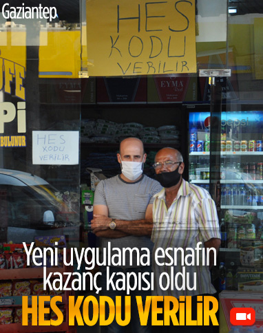 Gaziantep'te esnaf, vatandaşa para karşılığı HES kodu veriyor