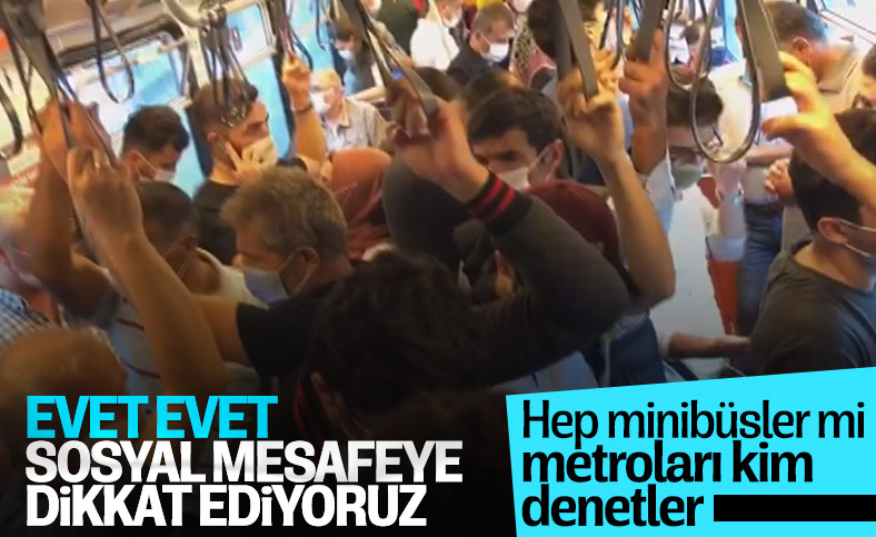 Metroda tedirgin eden yolculuklar devam ediyor