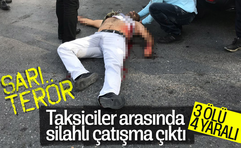 Esenyurt'ta taksiciler arasında silahlı kavga
