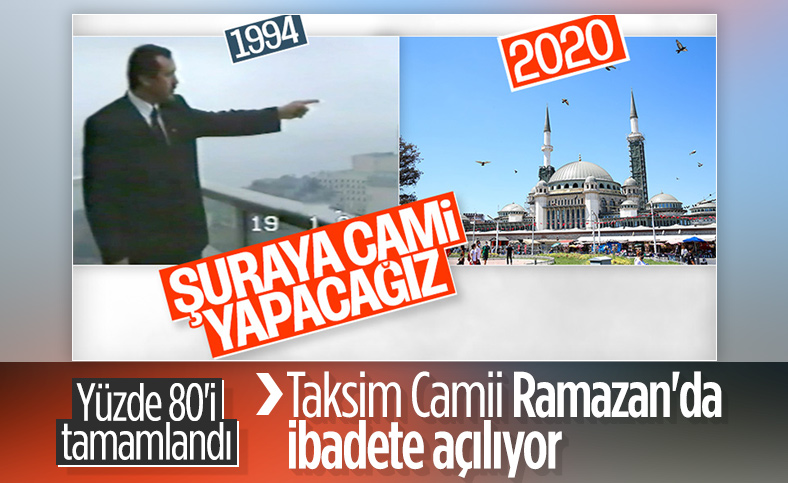 Taksim Camii'nde sona doğru