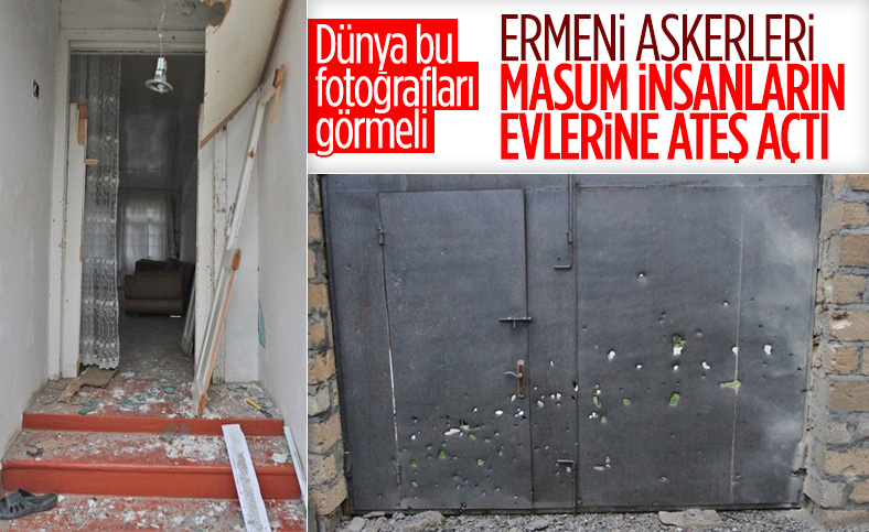 Ermenistan ordusunun hedefinde Azerbaycanlı siviller var