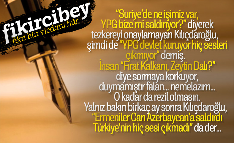 Fikirci Bey, Azerbaycan'a saldıran Ermenistan'ın vekil pozisyonunu kaleme alıyor..
