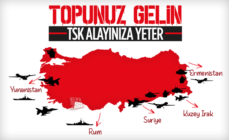Türkiye'nin düşmanla mücadele verdiği 5 farklı cephe