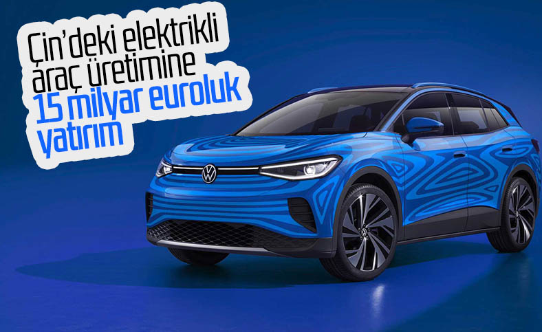 Volkswagen, Çin'deki elektrikli araç üretimine 15 milyar euro yatıracak
