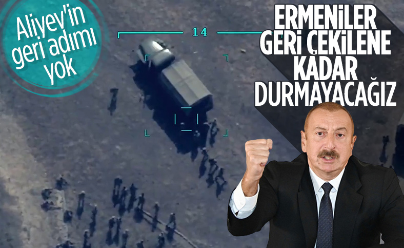 İlham Aliyev: Ermenistan geri çekilirse çatışma durur