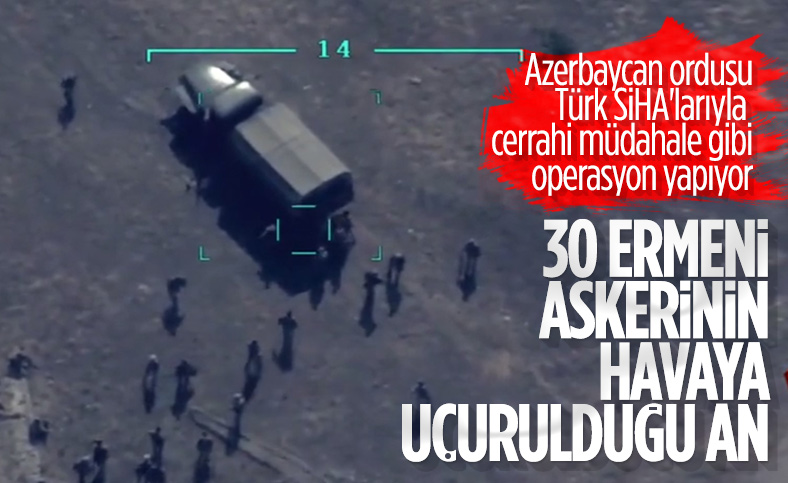 Azerbaycan ordusu, Ermenilerin destek birliğini vurdu