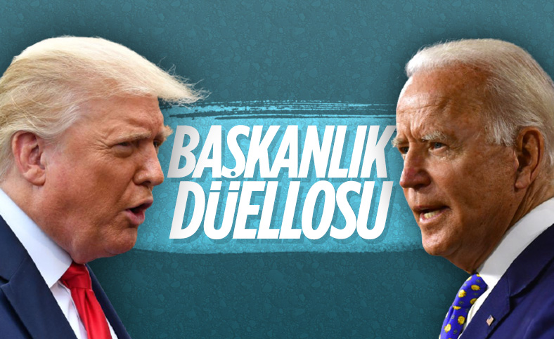Trump ve Biden seçim öncesi ilk canlı yayında karşı karşıya