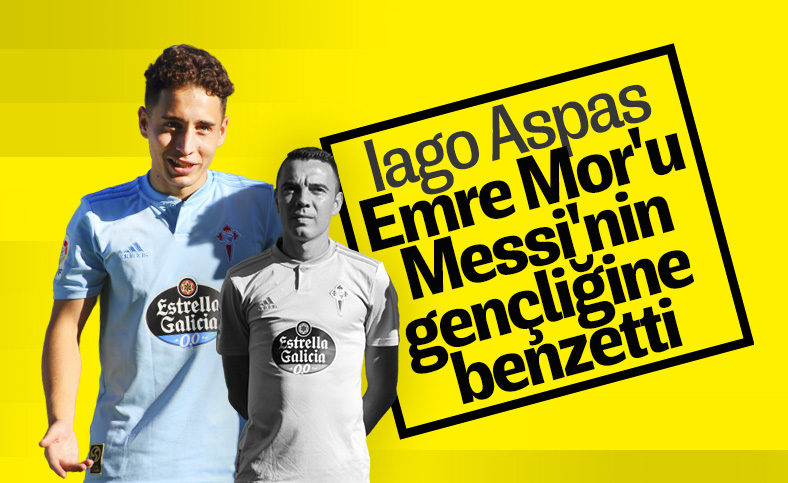 Iago Aspas: Emre Mor, Messi'nin gençliğini anımsatıyor