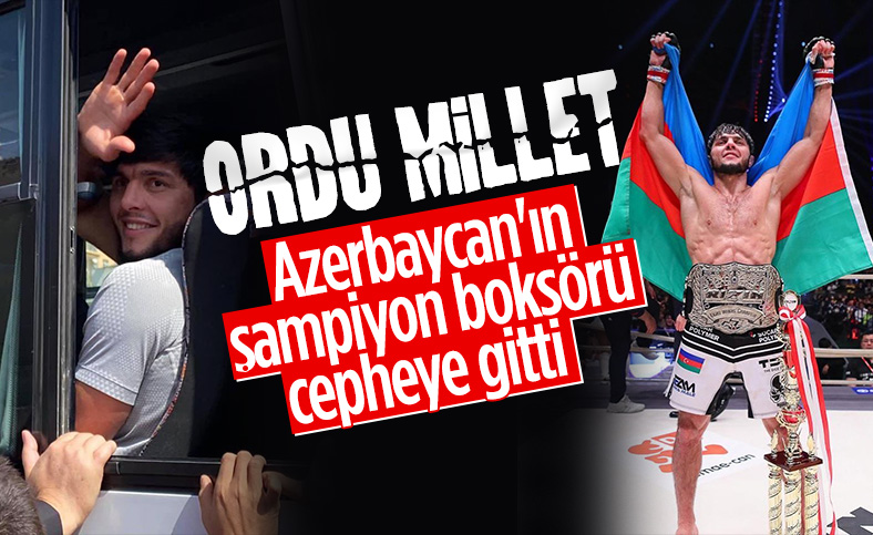Azerbaycan'da karma dövüş sporcusu Tofiq Musayev orduya katıldı