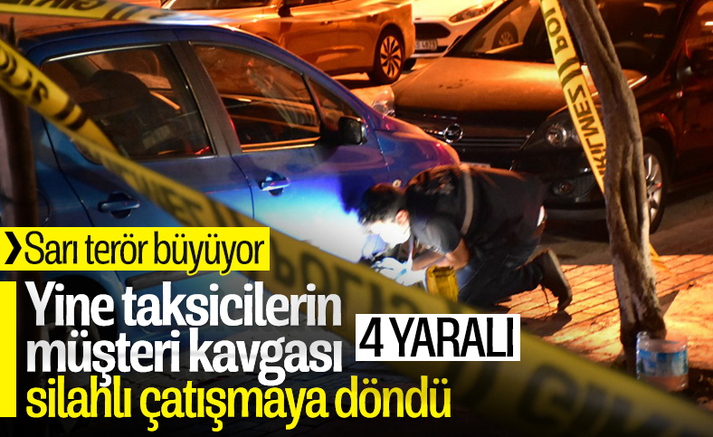 İzmir’de taksicilerin müşteri kavgası: 1'i ağır, 4 yaralı