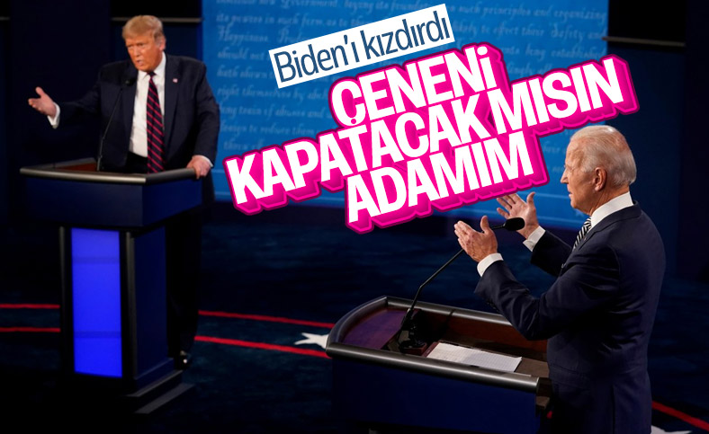 Biden'dan Trump'a: Çeneni kapatacak mısın