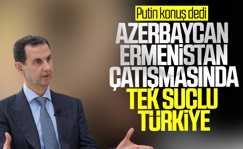Esad'ın danışmanı Azerbaycan-Ermenistan çatışmasından Türkiye'yi suçladı