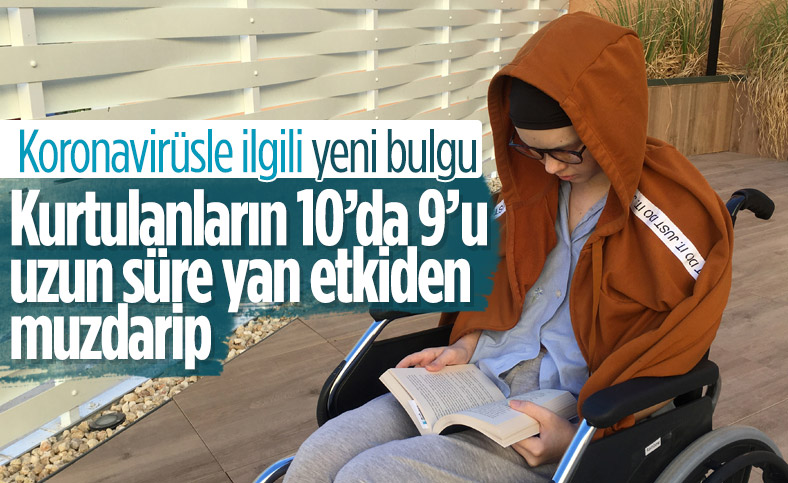 Koronavirüsü yenenlerin 10'da 9'u uzun süreli yan etkiler çekiyor