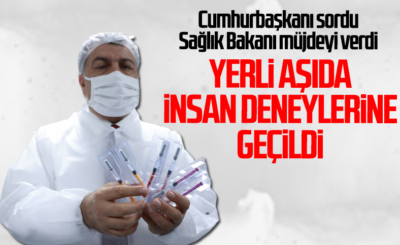 Cumhurbaşkanı Erdoğan, Fahrettin Koca'yla aşı çalışmalarını görüştü 