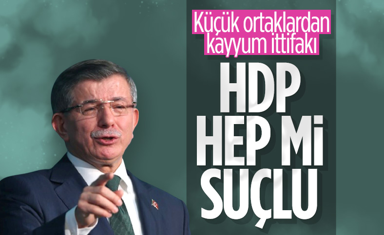Ahmet Davutoğlu'ndan HDP'ye kayyum desteği