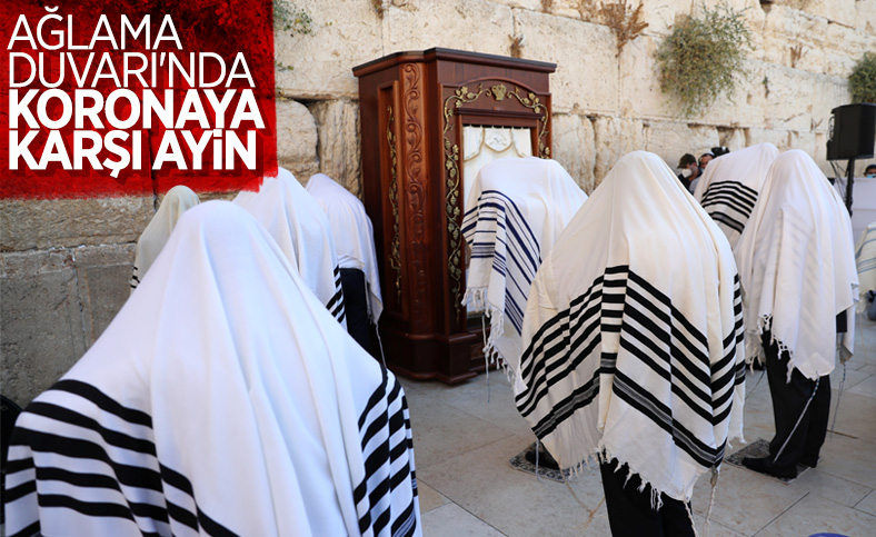 İsrail'de ikinci koronavirüs dalgasına karşı ayin yapıldı
