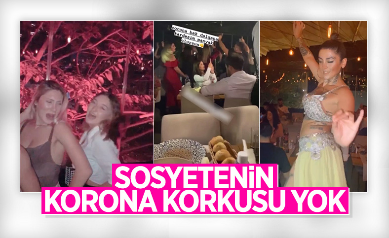 Cihangir'de dansözlü parti: Korona bak dalgana kardeşim